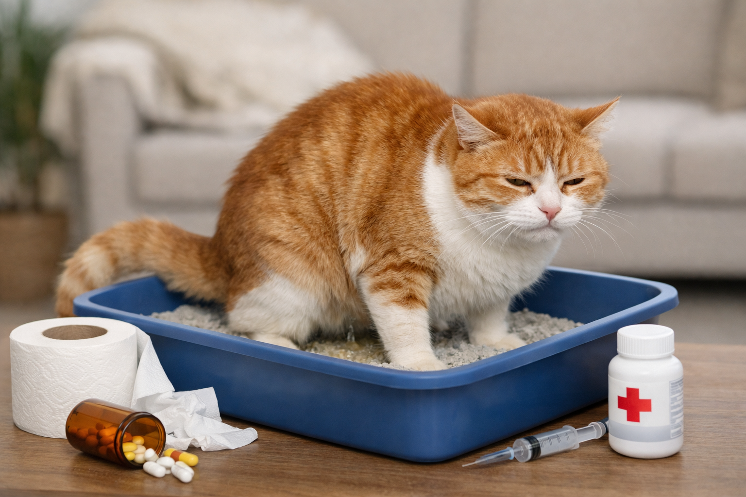 Идиопатический цистит кошек