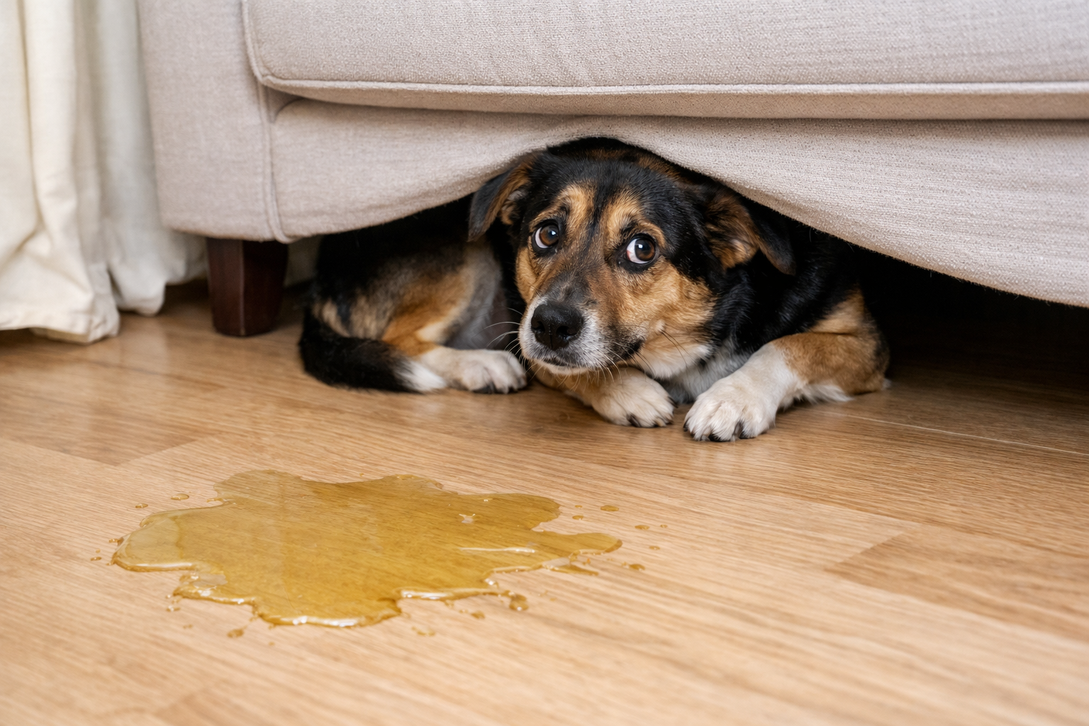 Недержание мочи у собаки