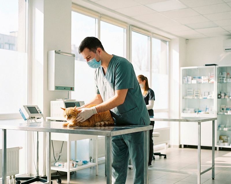 Баннер клиники Зоовет36 на ул 25 Января