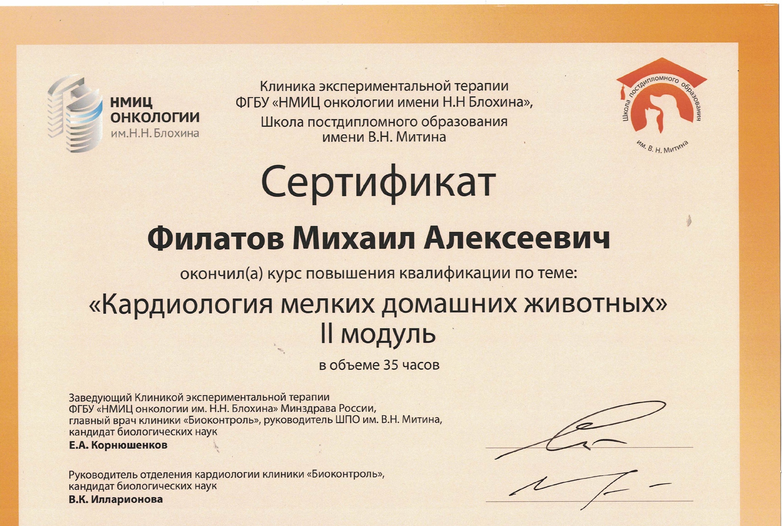 Документ или сертификат
