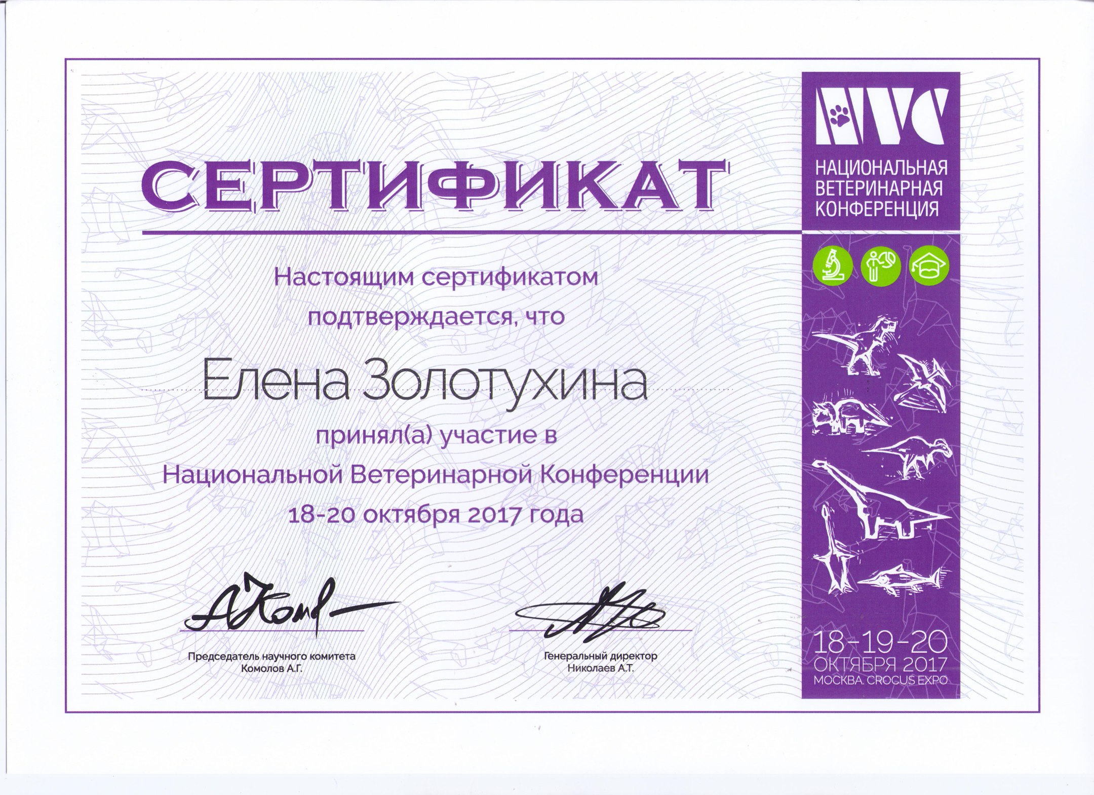 Документ или сертификат