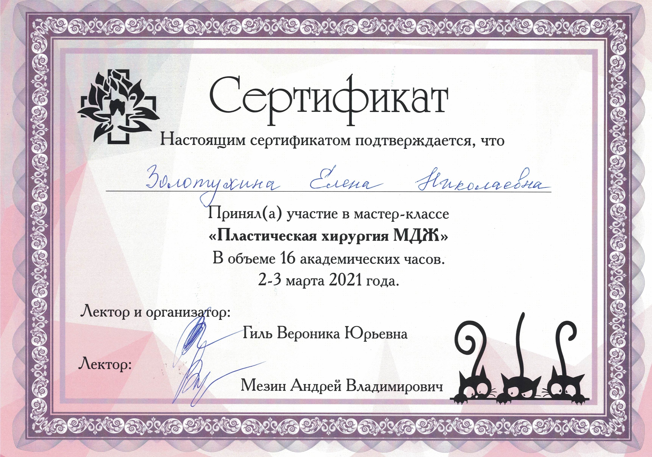 Документ или сертификат