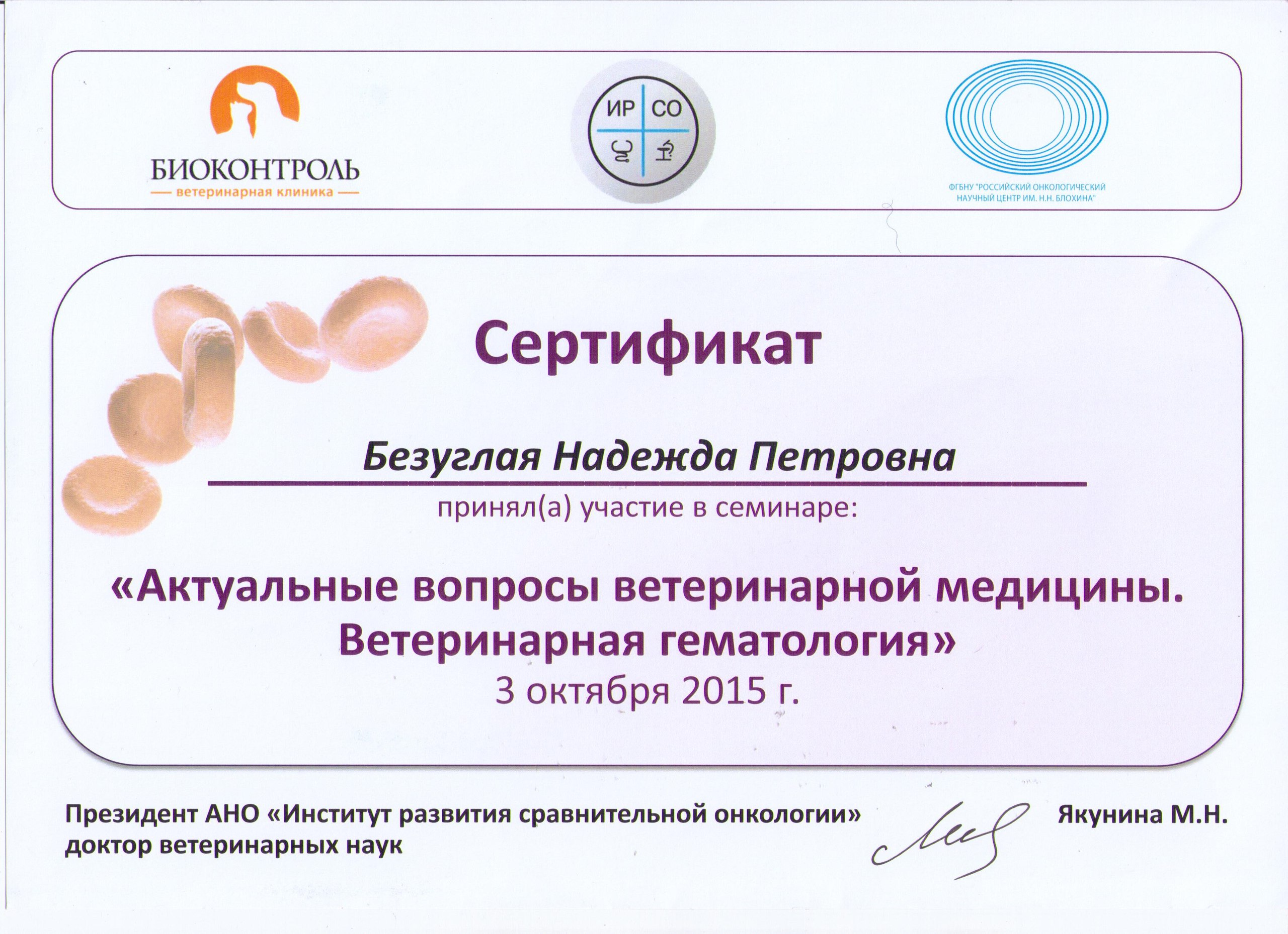 Документ или сертификат