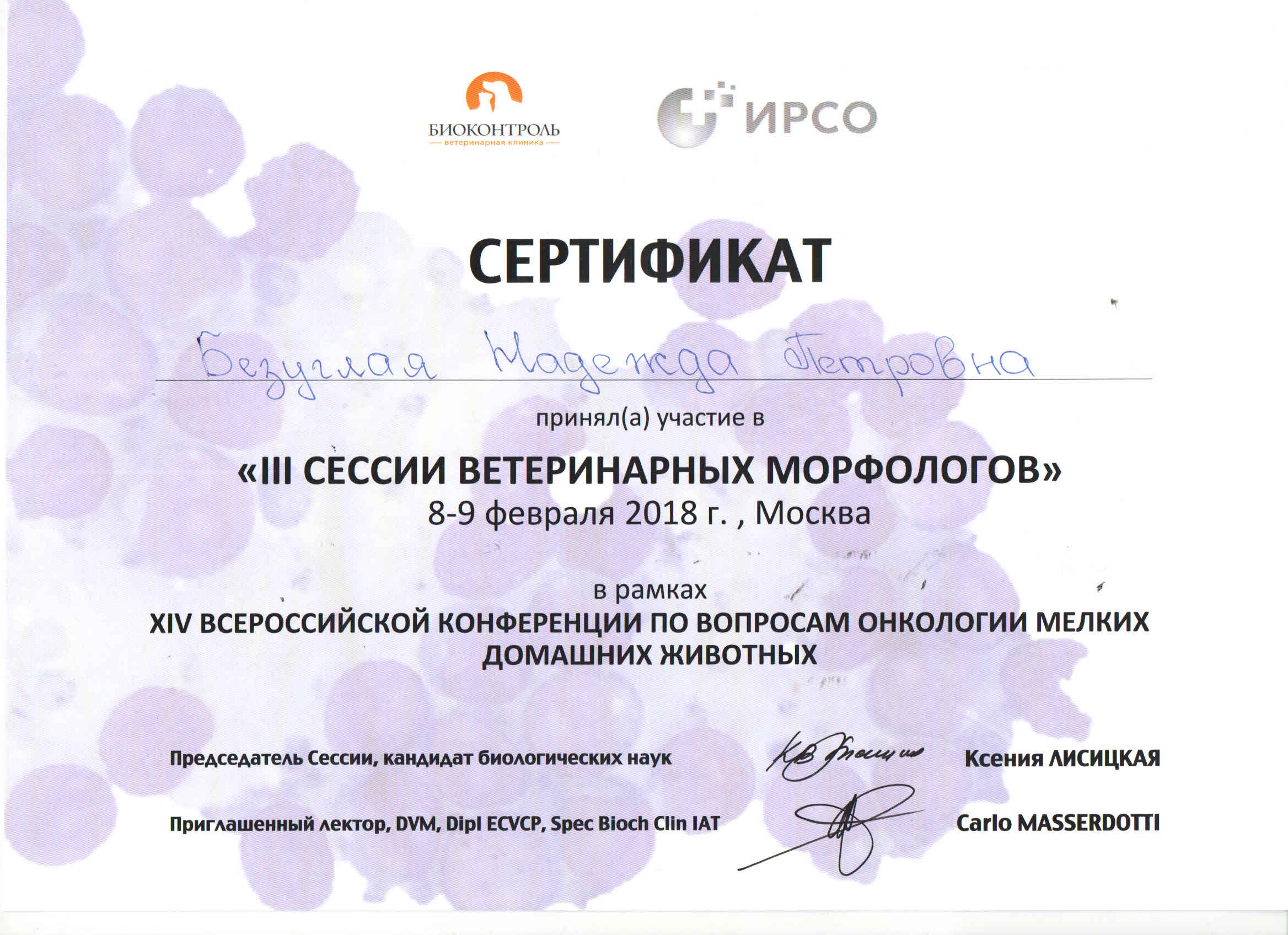 Документ или сертификат