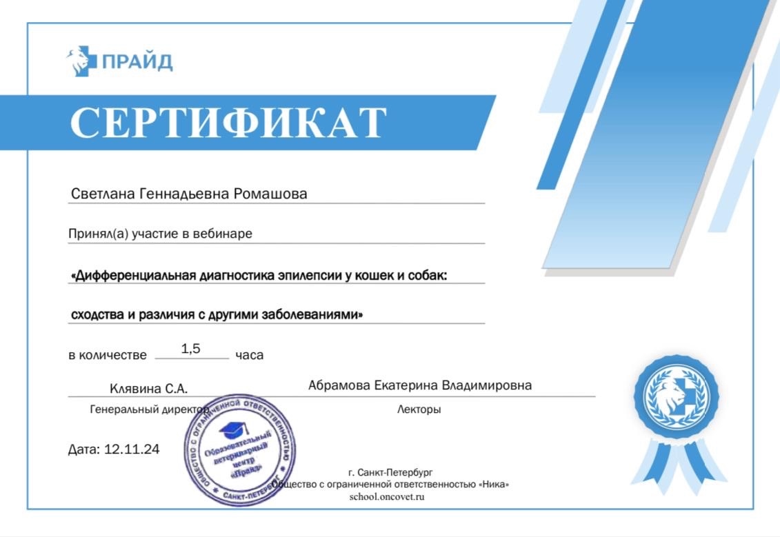 Документ или сертификат