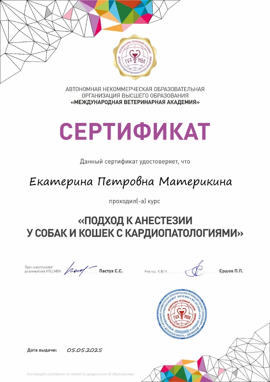 Документ или сертификат