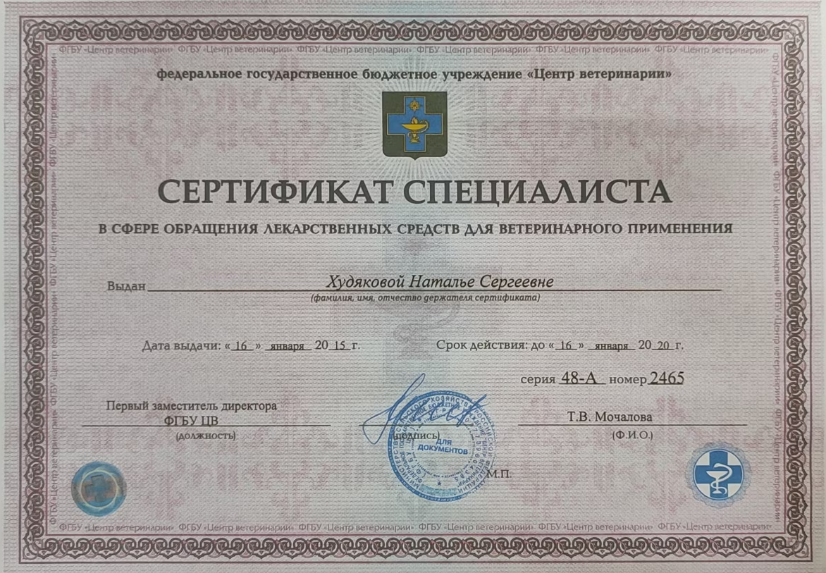 Документ или сертификат