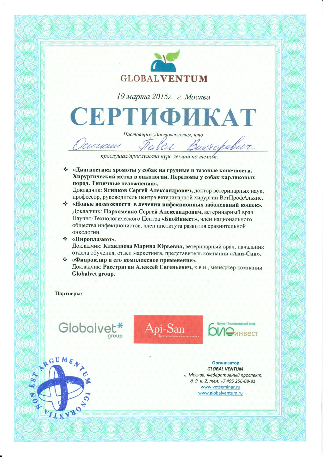 Документ или сертификат