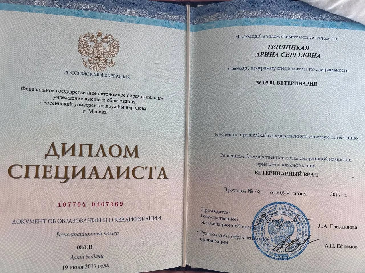 Документ или сертификат