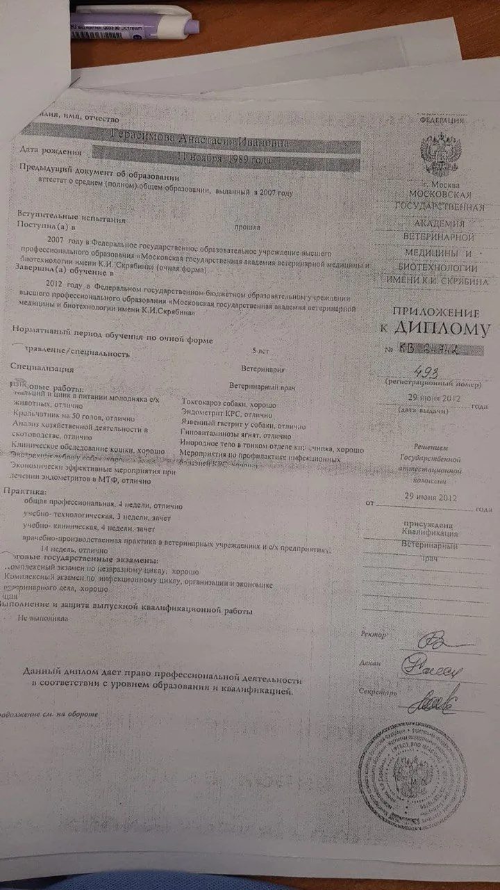 Документ или сертификат