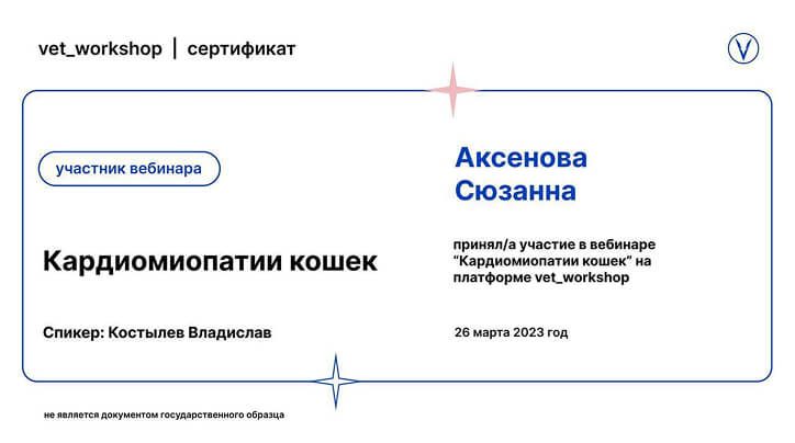 Документ или сертификат