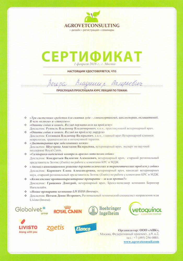 Документ или сертификат