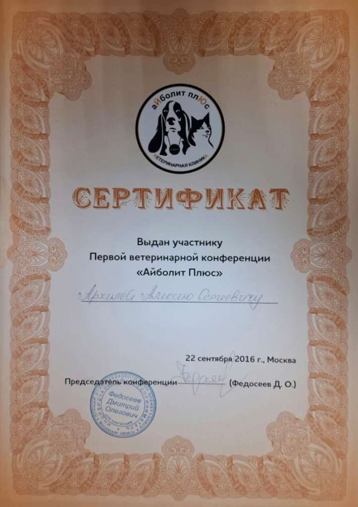 Документ или сертификат