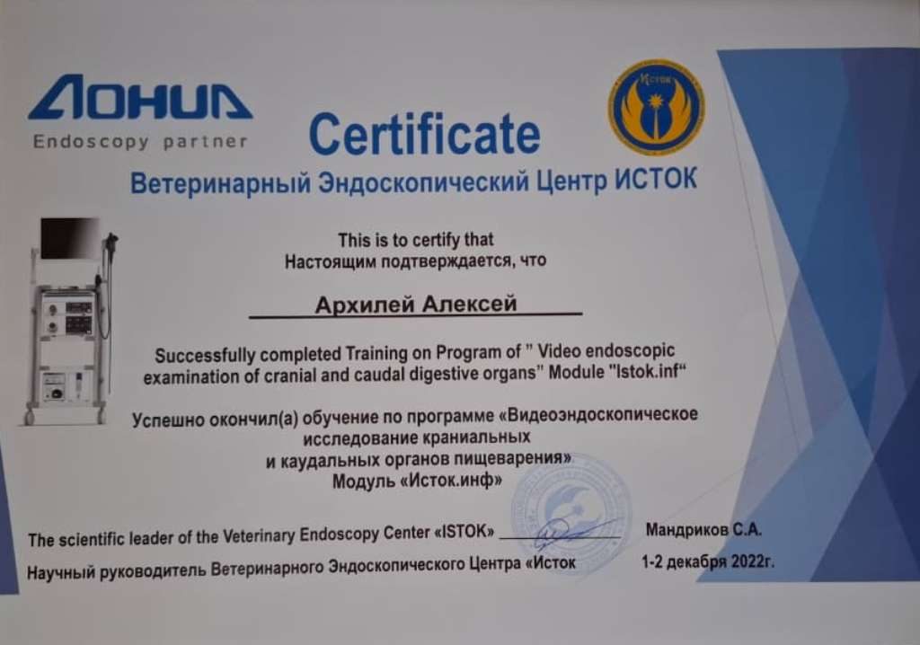Документ или сертификат