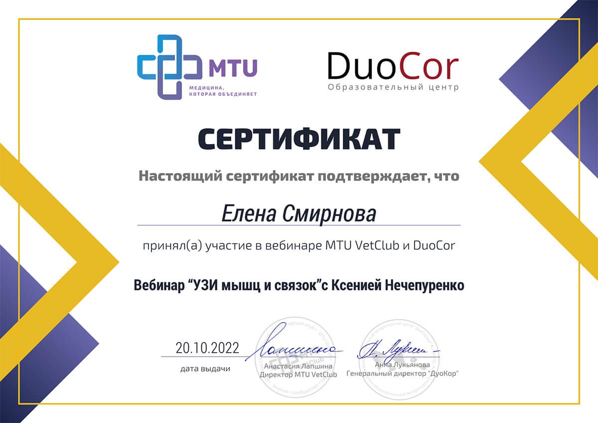 Документ или сертификат