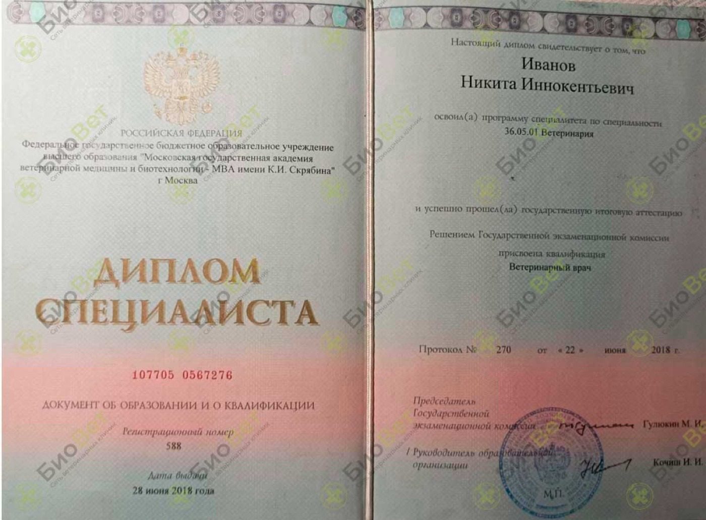 Документ или сертификат