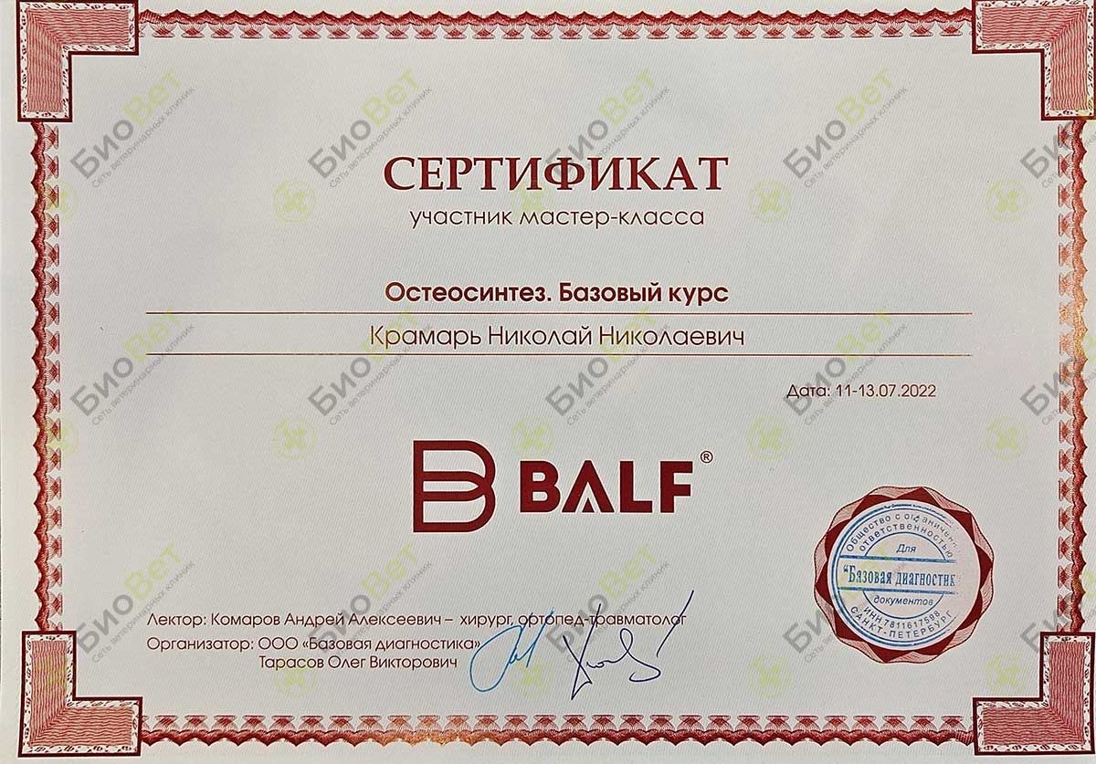 Документ или сертификат