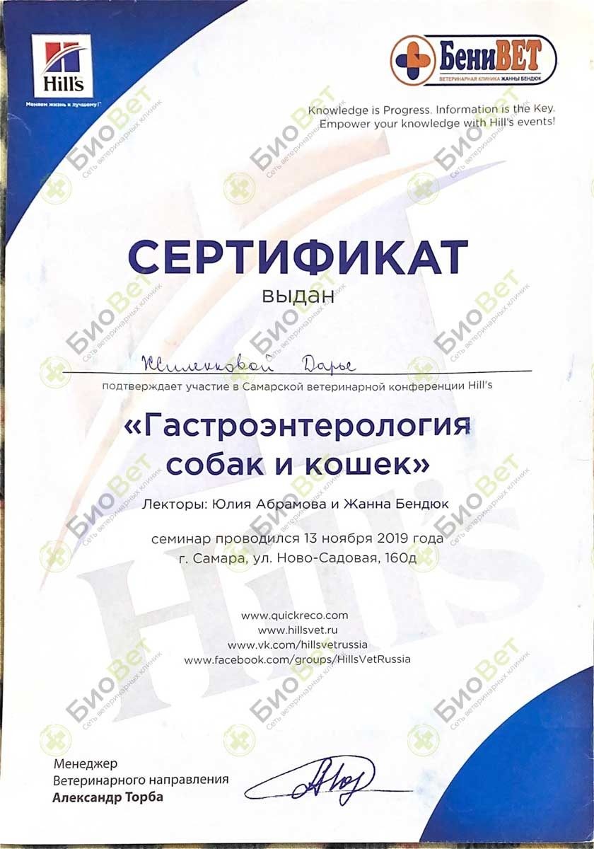 Документ или сертификат