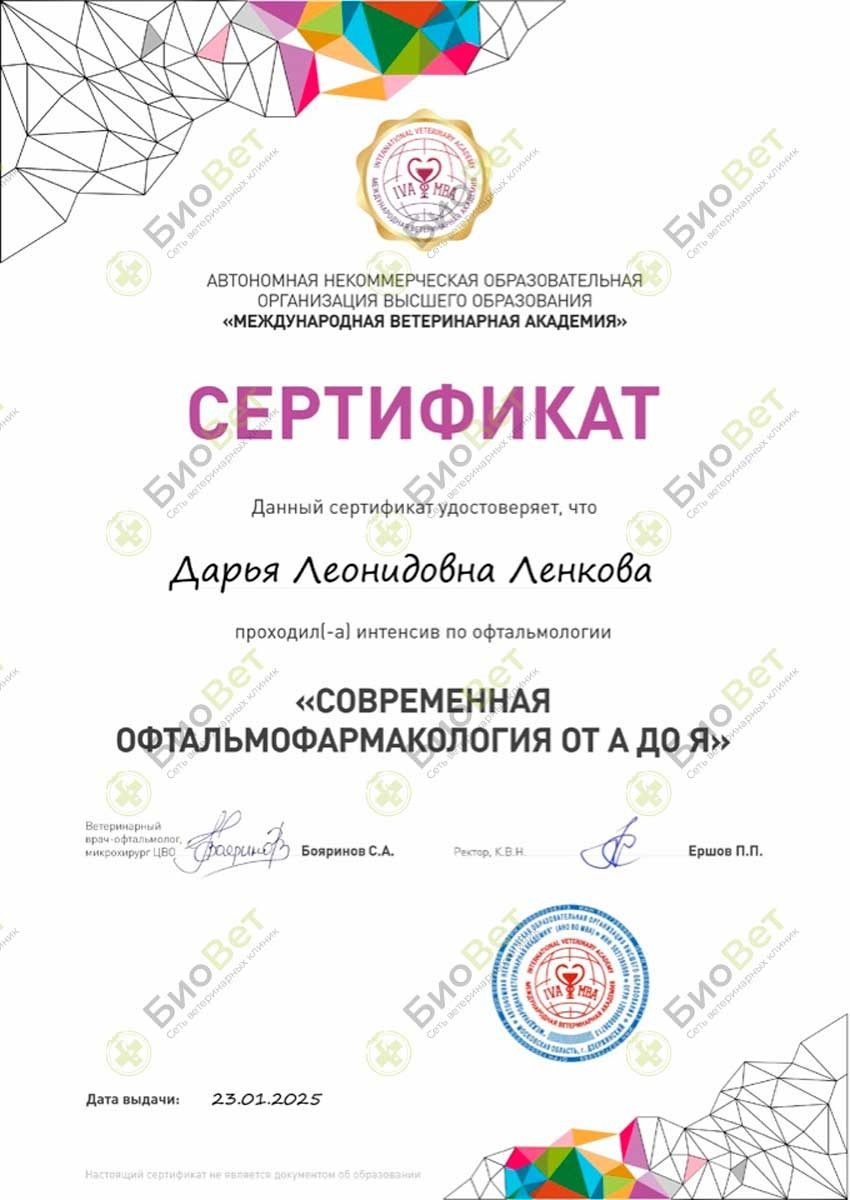 Документ или сертификат