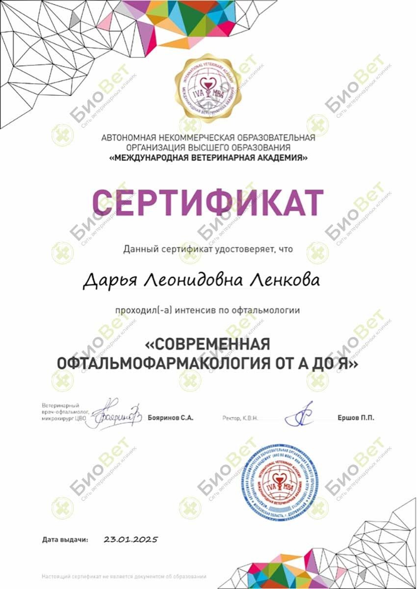 Документ или сертификат