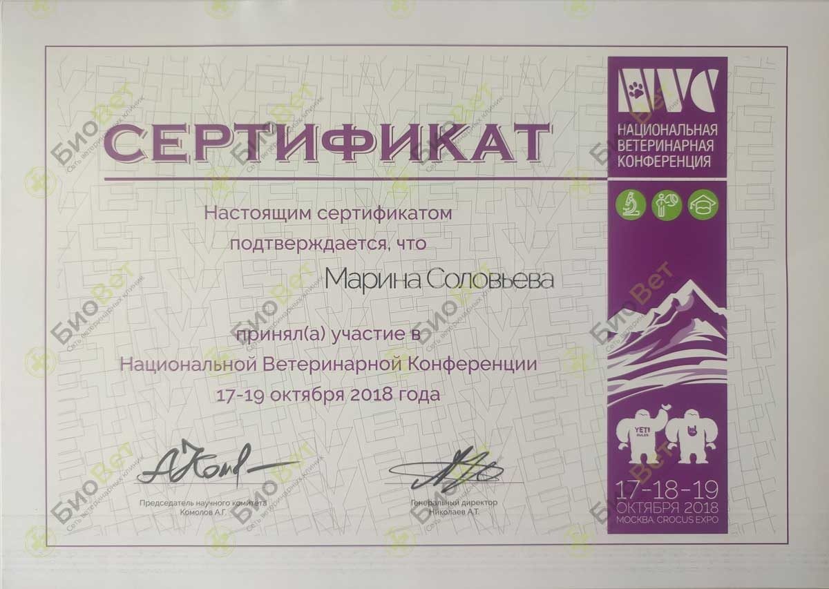 Документ или сертификат