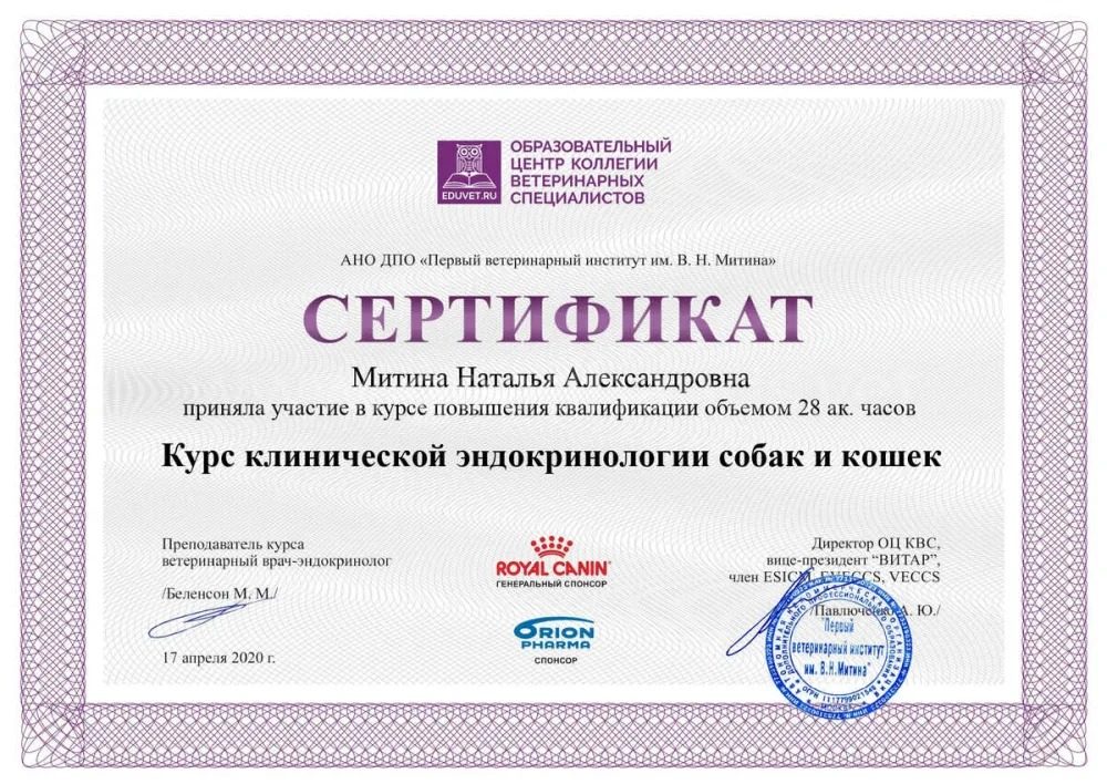 Документ или сертификат