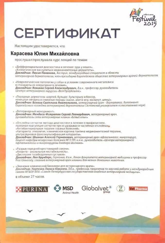 Документ или сертификат
