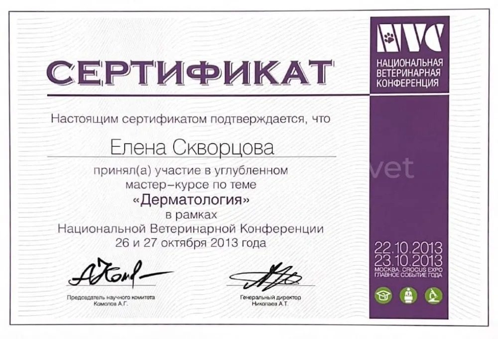 Документ или сертификат
