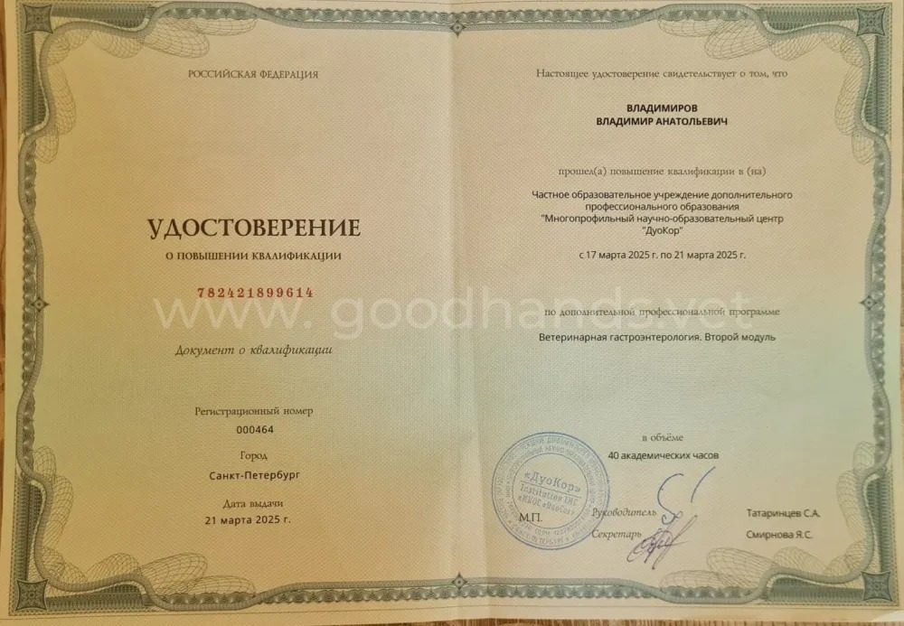 Документ или сертификат