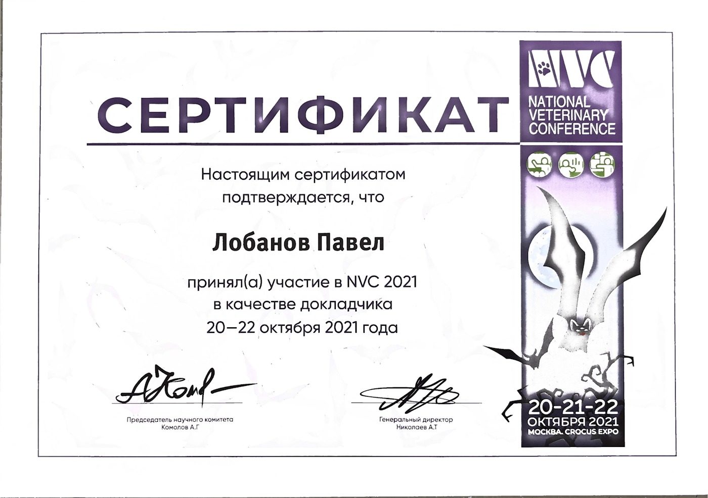 Документ или сертификат