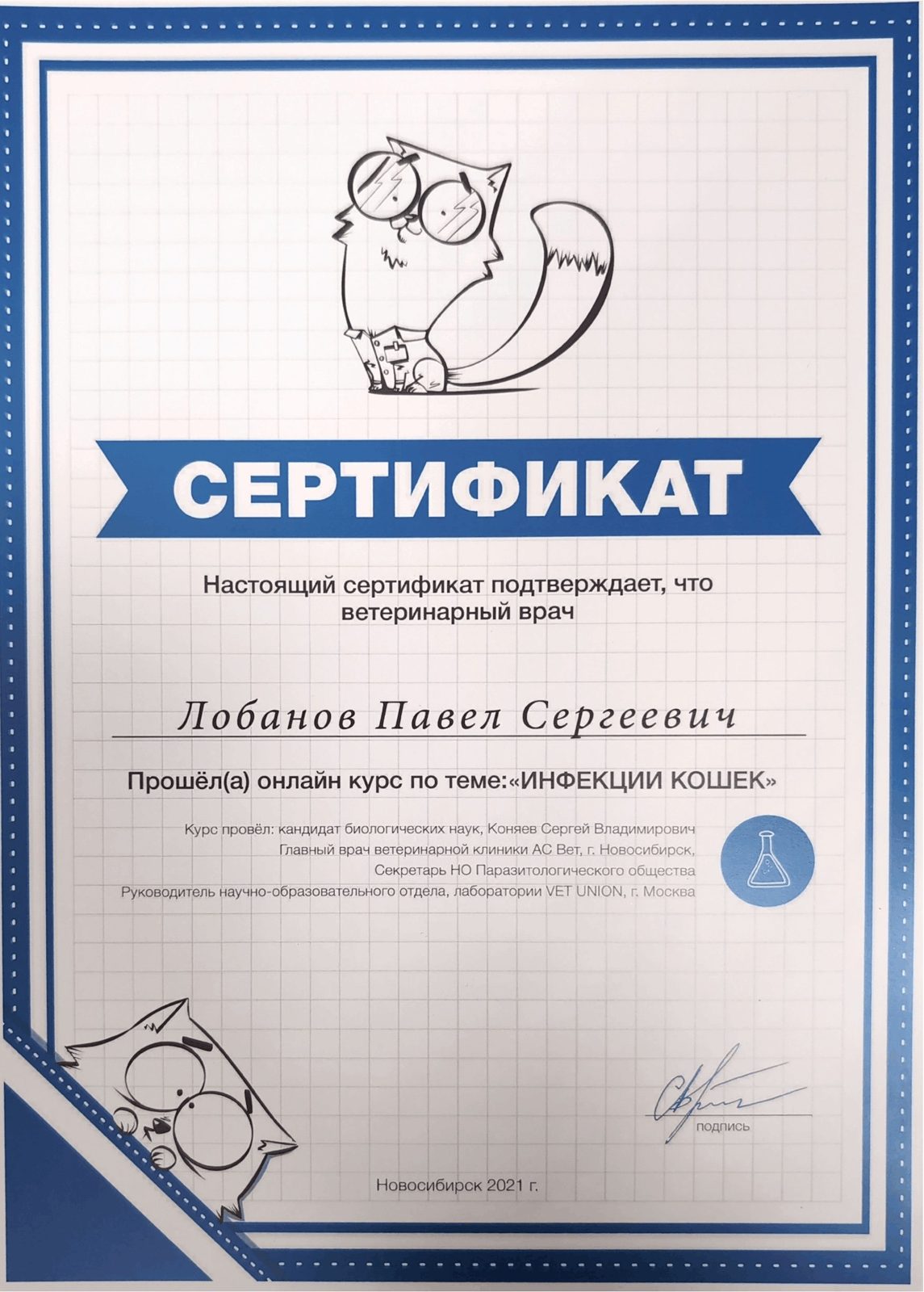 Документ или сертификат