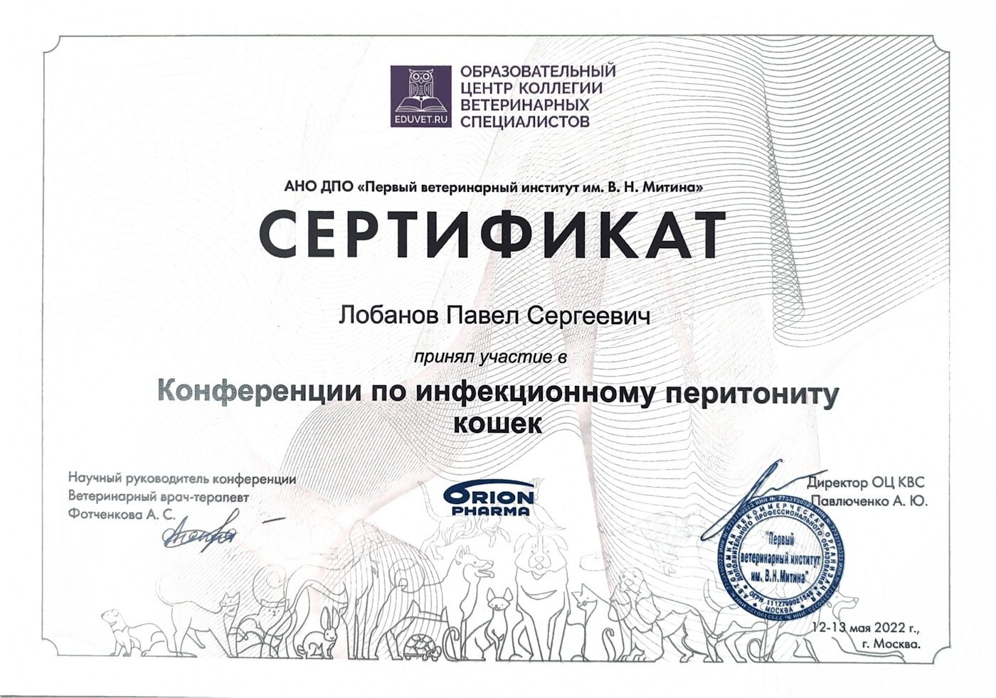 Документ или сертификат