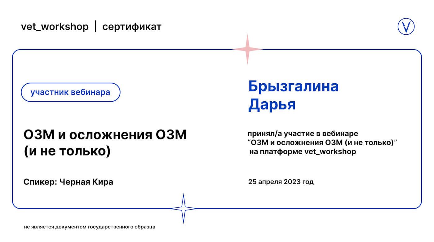 Документ или сертификат