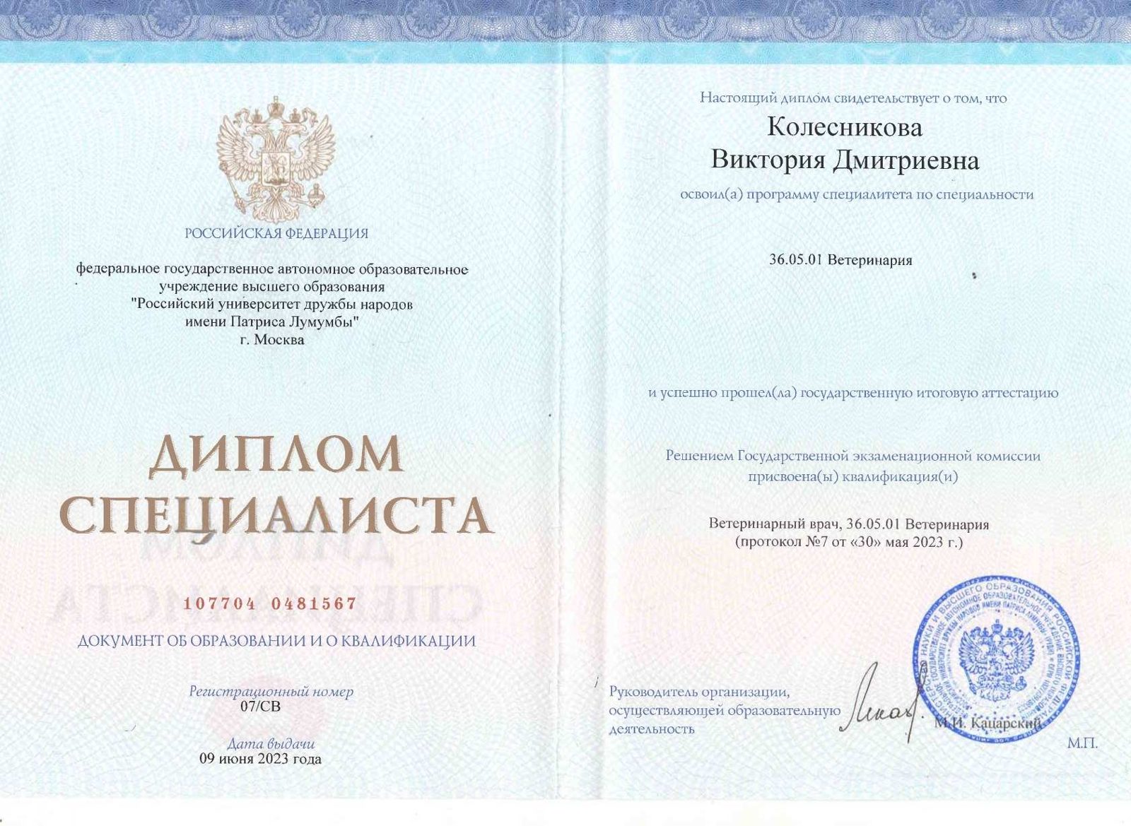 Документ или сертификат