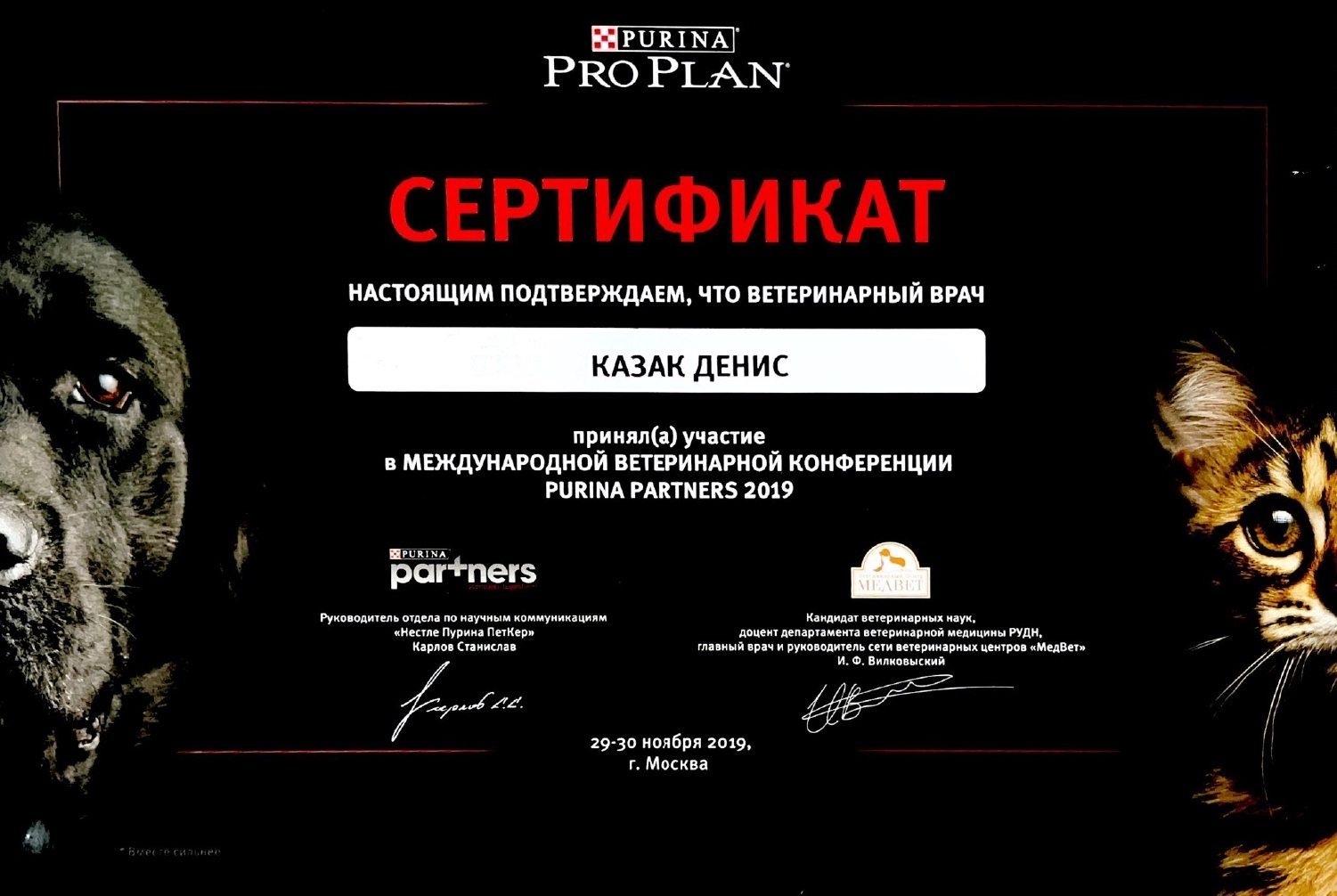 Документ или сертификат