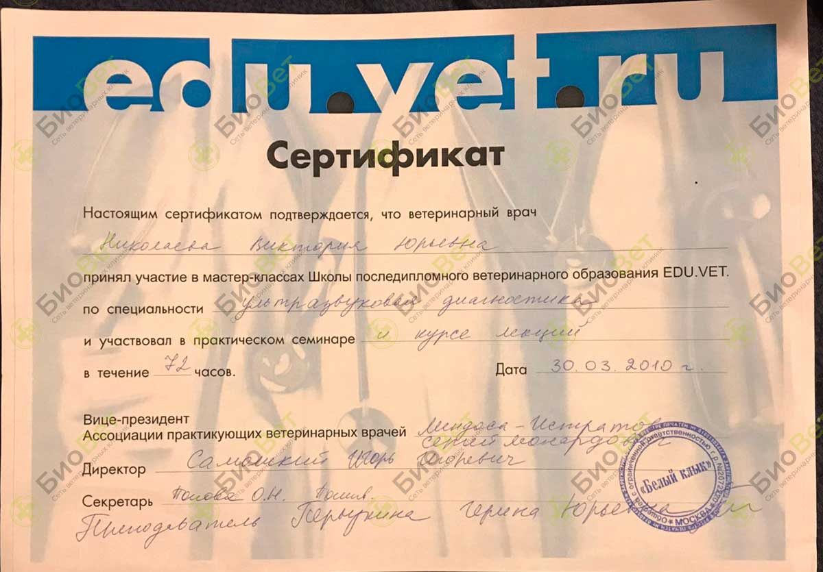 Документ или сертификат
