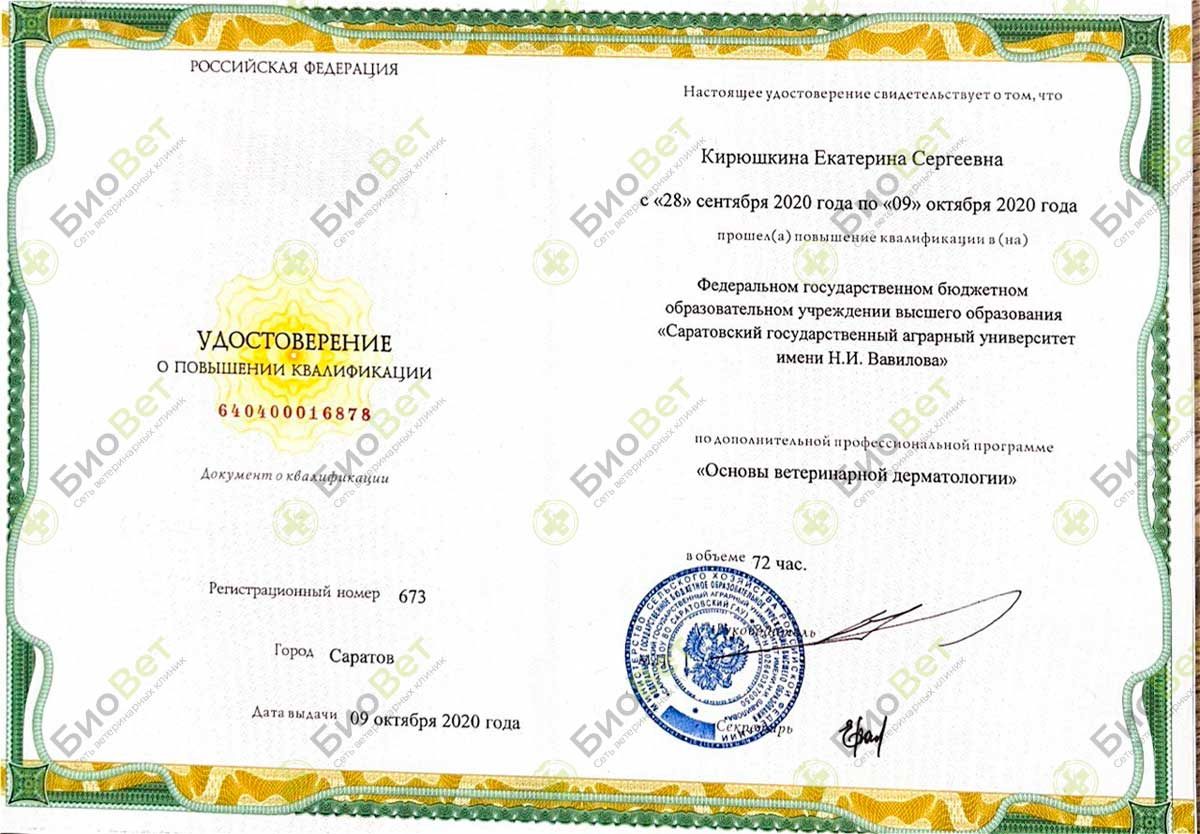 Документ или сертификат