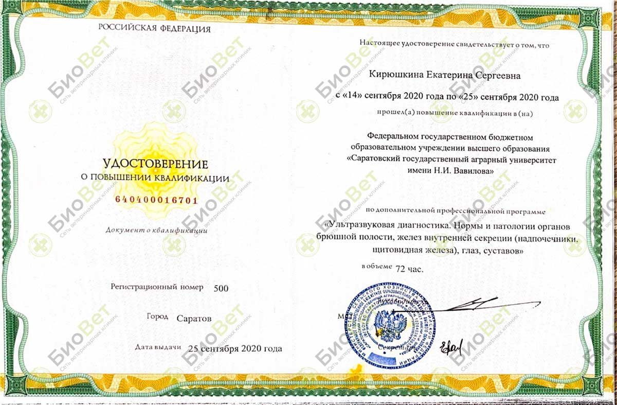 Документ или сертификат