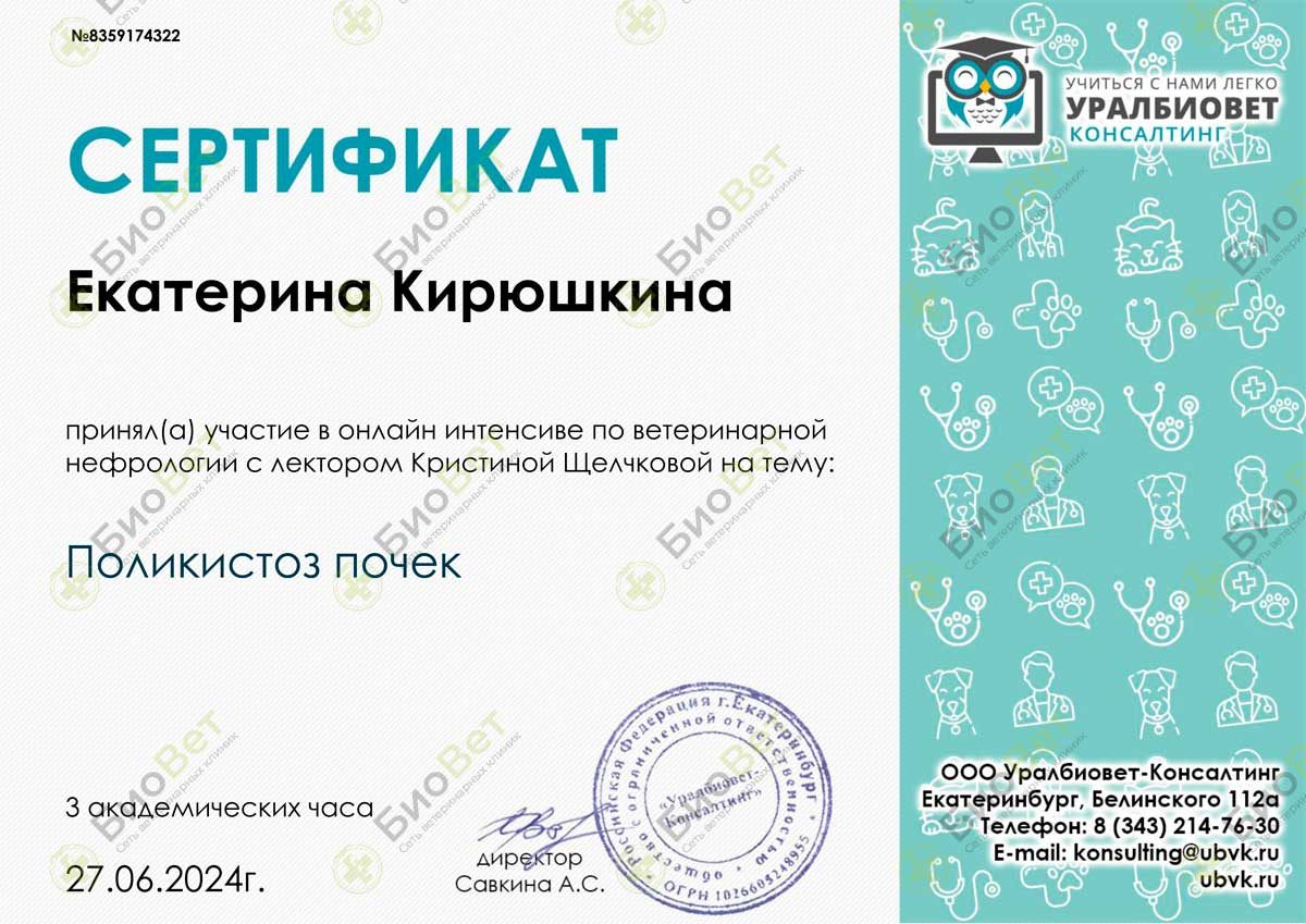 Документ или сертификат