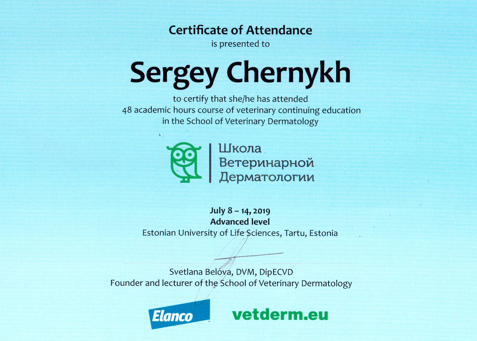 Документ или сертификат