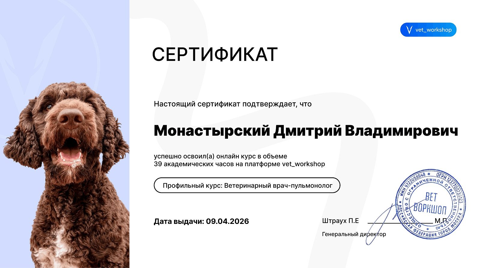 Документ или сертификат