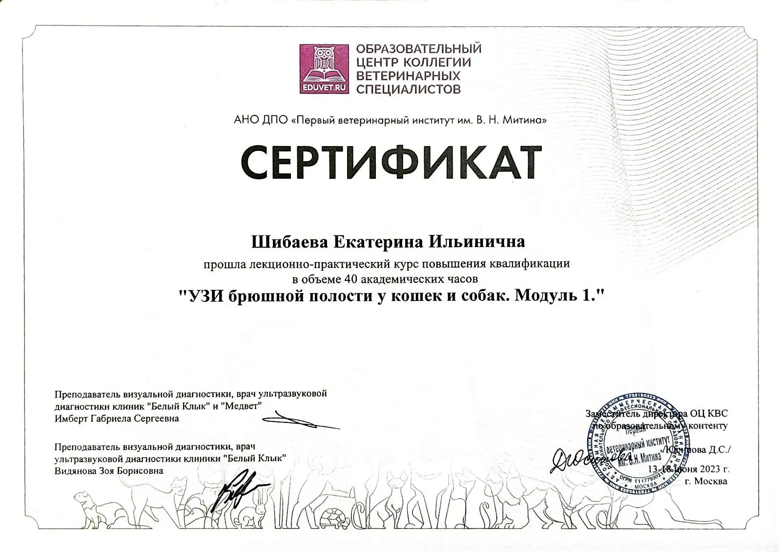 Документ или сертификат