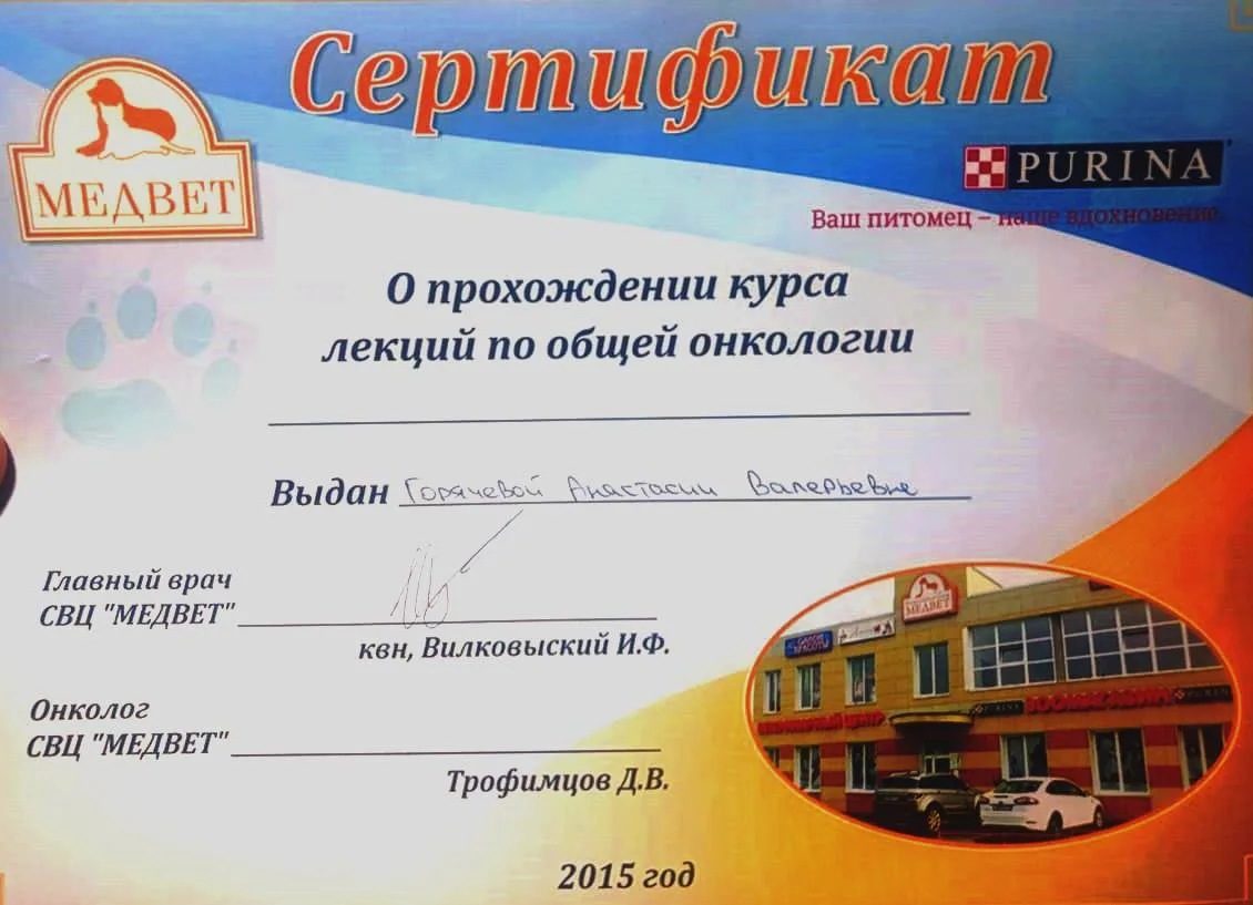 Документ или сертификат