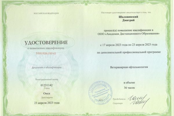 Документ или сертификат