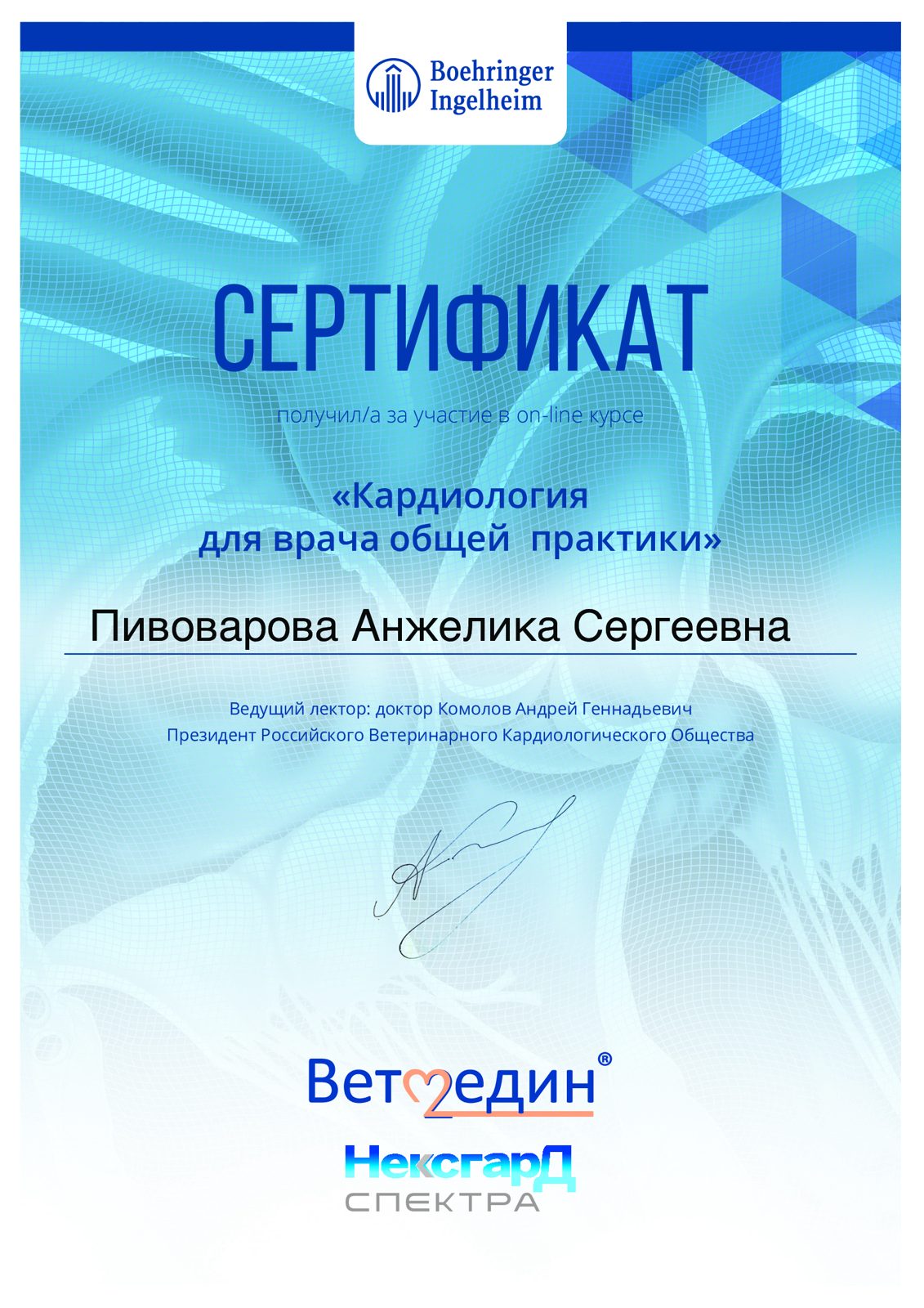 Документ или сертификат