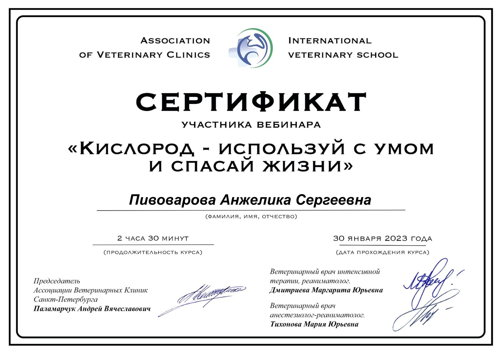 Документ или сертификат