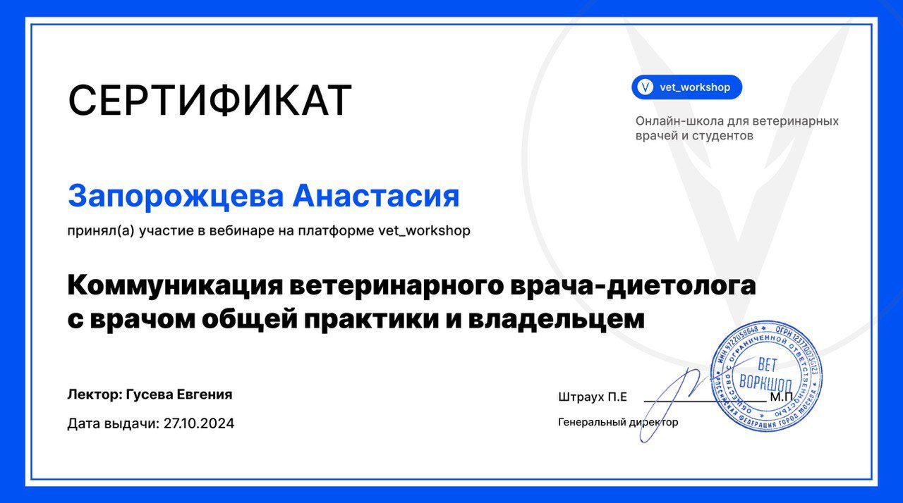 Документ или сертификат