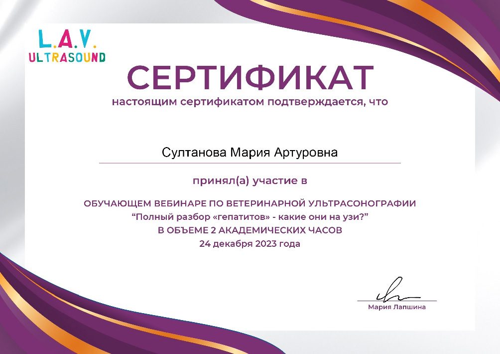 Документ или сертификат