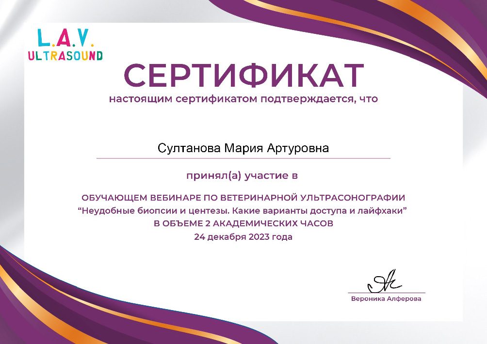 Документ или сертификат