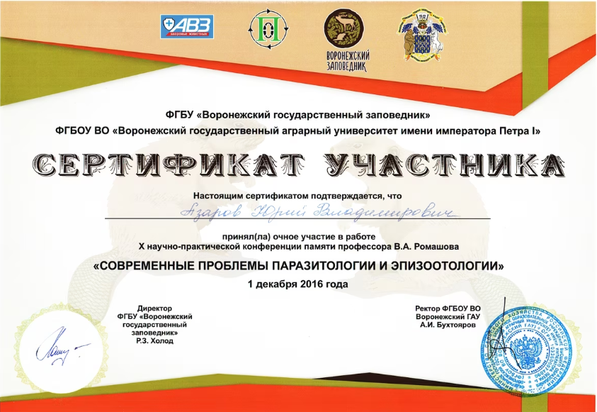 Документ или сертификат